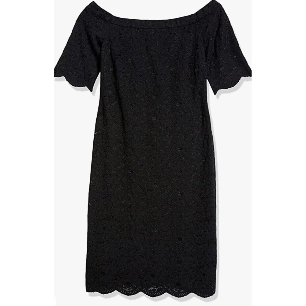 Lark & Ro Women's Half Sleeve Lace Off The Shoulder Sheath Dress Size 0 NWOT (9)